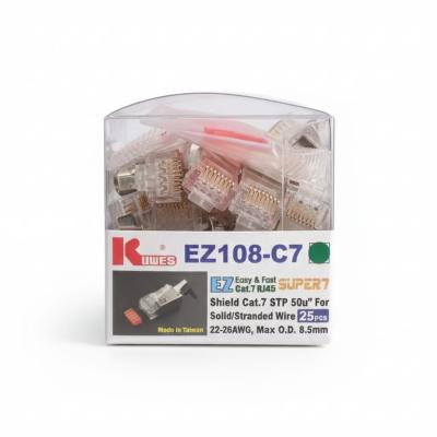 KUWES EZ RJ45 CAT.7 STP CONNECTORS (PACK OF 25PCS)