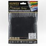 KUWES KMGT-180-31 Velcro Cable Tie 13mm (W) × 180mm (L) 20 pcs/bag Black