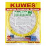 KUWES 5 MTR LC–SC 9/125μm Duplex SM Fiber Patch Cord LSZH