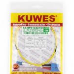 KUWES 1 MTR LC–SC 9/125μm Duplex SM Fiber Patch Cord LSZH